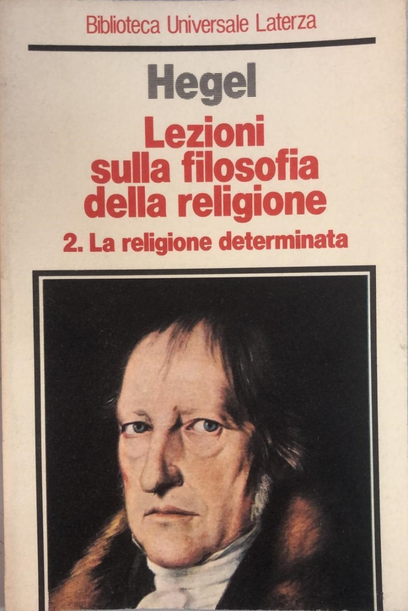 Copertina  Lezioni sulla filosofia della religione