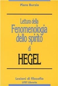 Copertina  Lettura della Fenomenologia dello spirito di Hegel