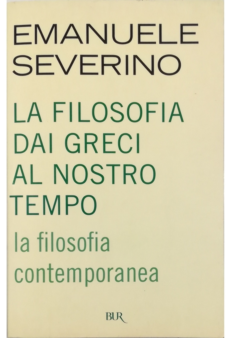 Copertina  [3]: La filosofia contemporanea